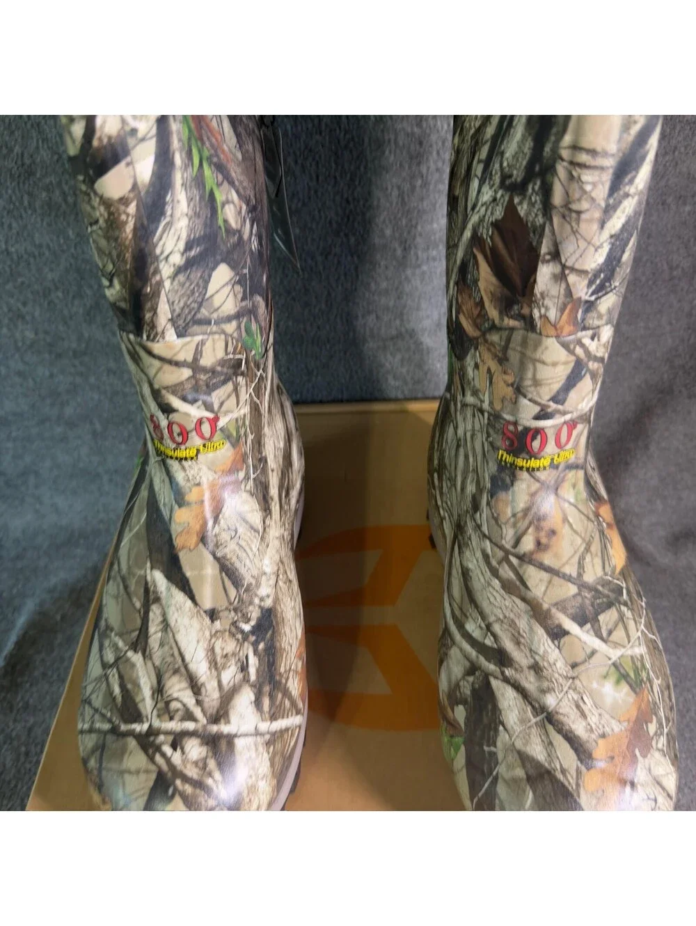 Hunthor Hunting Boots Mens Size 8 Camo Waterproof Insulated 800g CA006-008-013